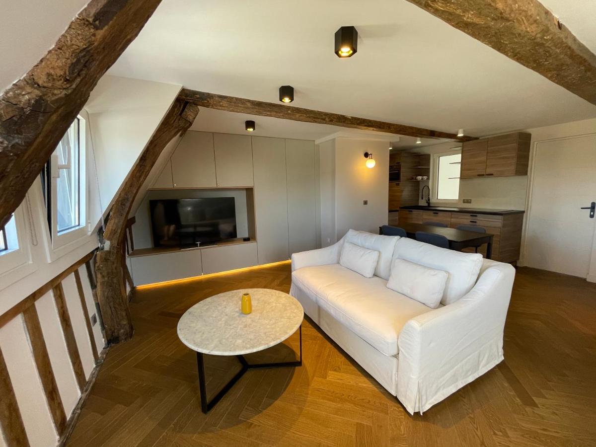Appartement Les Hirondelles Honfleur Exterior foto
